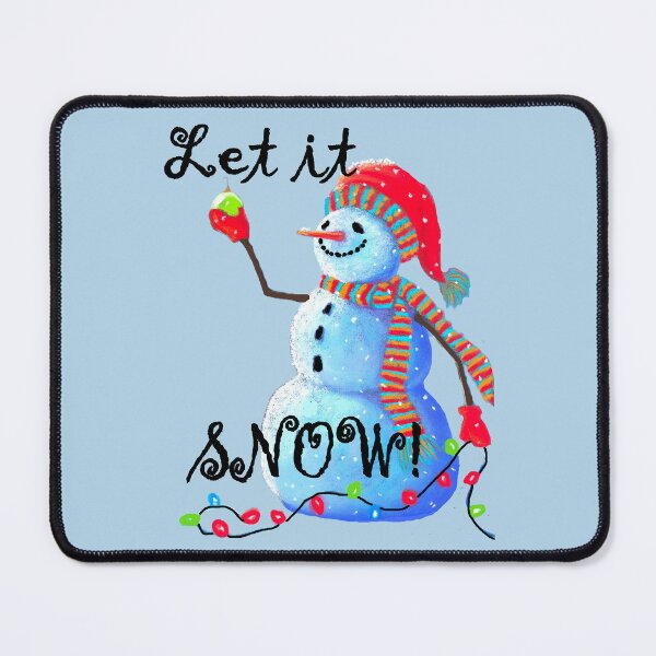 Item preview, Christmas Festive Holiday Snowman- Let it Snow Theme designed and sold by ABG Inspirational Art.