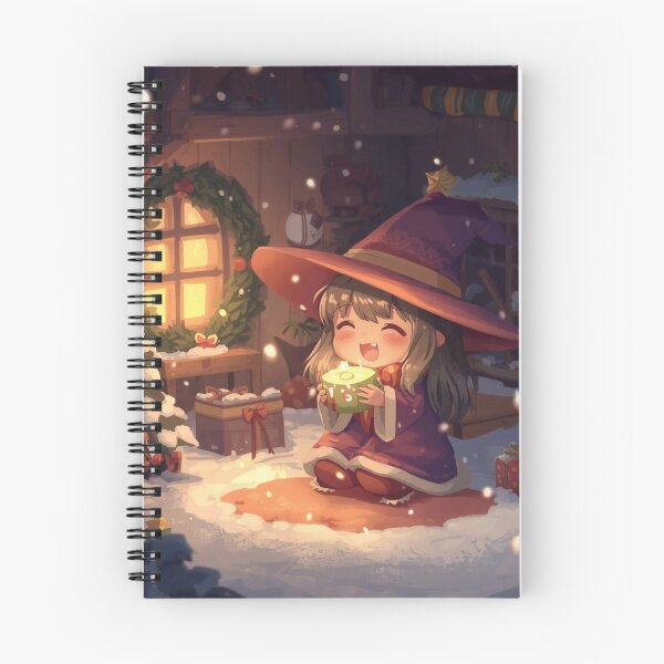 Item preview, Cozy Christmas Witch – Magical Winter Night designed and sold by Dream Magic Co.