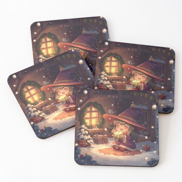 Item preview, Cozy Christmas Witch – Magical Winter Night designed and sold by Dream Magic Co.