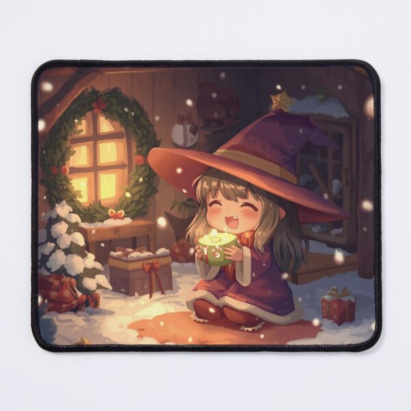 Item preview, Cozy Christmas Witch – Magical Winter Night designed and sold by Dream Magic Co.