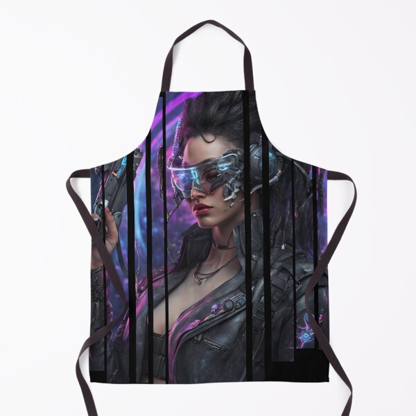 Item preview, Cyborg girl listening to music 1 designed and sold by Neon G.