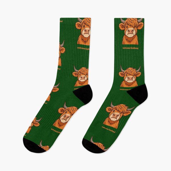 Item preview, Highland Cow Welcome – Scotland Mascot Design designed and sold by doktordanTemiz.