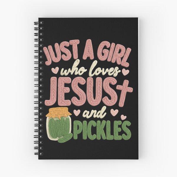 Item preview, A Girl Who Loves Jesus and Pickles Faux Yarn Crochet Vintage designed and sold by SunfullyYours.