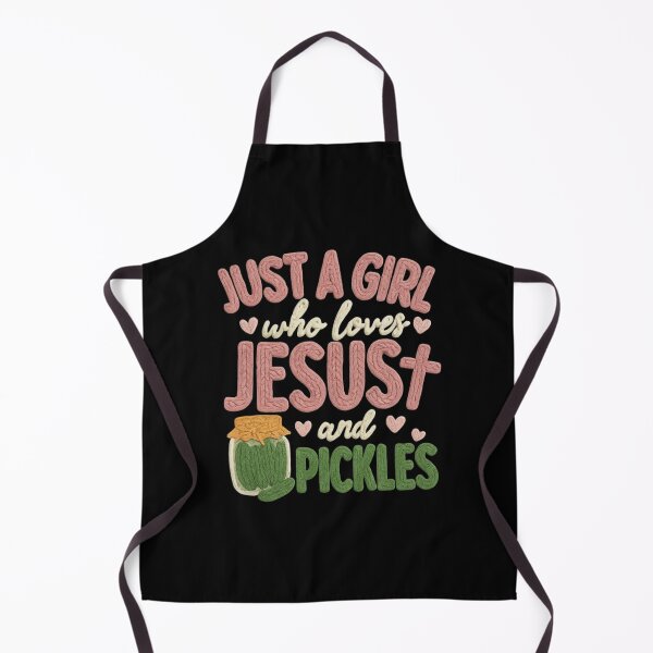 Item preview, A Girl Who Loves Jesus and Pickles Faux Yarn Crochet Vintage designed and sold by SunfullyYours.