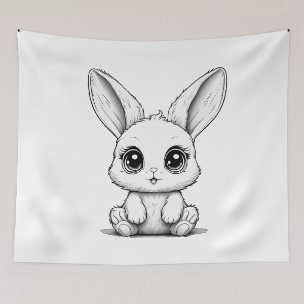 Item preview, Kawaii Bunny Guardian, Adorable Dream Guardian designed and sold by CrisMor-Art.