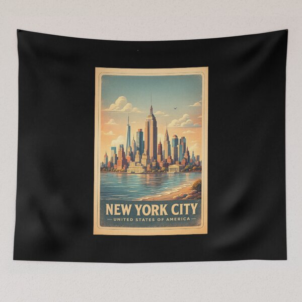 Item preview, Retro New York: Classic Skyline designed and sold by DesignShopAD.