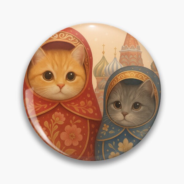 Item preview, Twin Matryoshkas – Diuss & Katiu in a Moscow Winter Fairytale designed and sold by LovelyCatGalaxy.