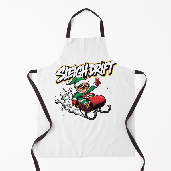 Item preview, Funny Christmas Elf – Sleigh Drift Snow Sled Design designed and sold by MiszungART.