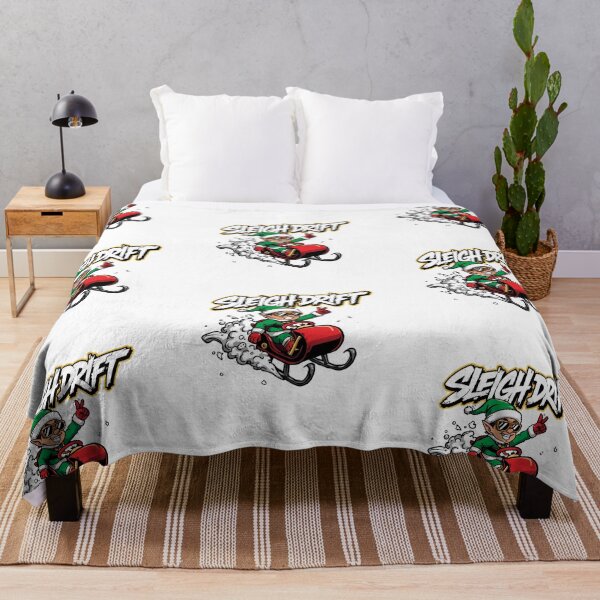 Item preview, Funny Christmas Elf – Sleigh Drift Snow Sled Design designed and sold by MiszungART.