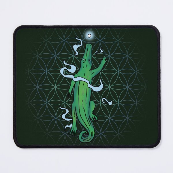 Item preview, Psychedelic Green Crocodile Trippy Art Design designed and sold by Odd shloox.