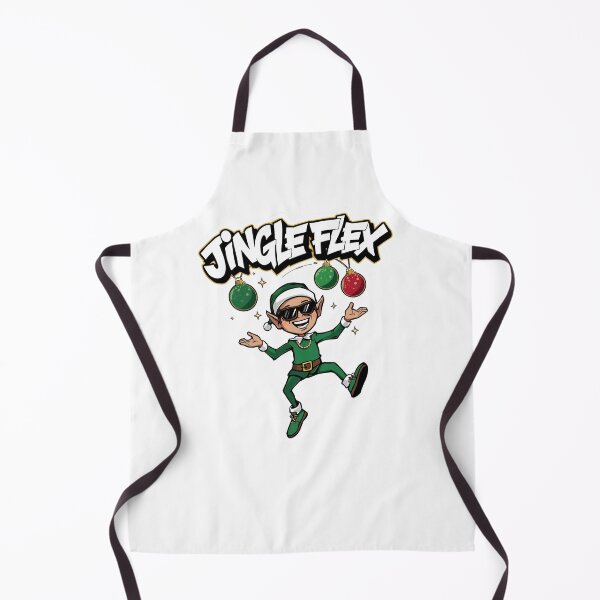 Item preview, Jingle Flex Christmas Elf – Funny Holiday Dance Art designed and sold by MiszungART.