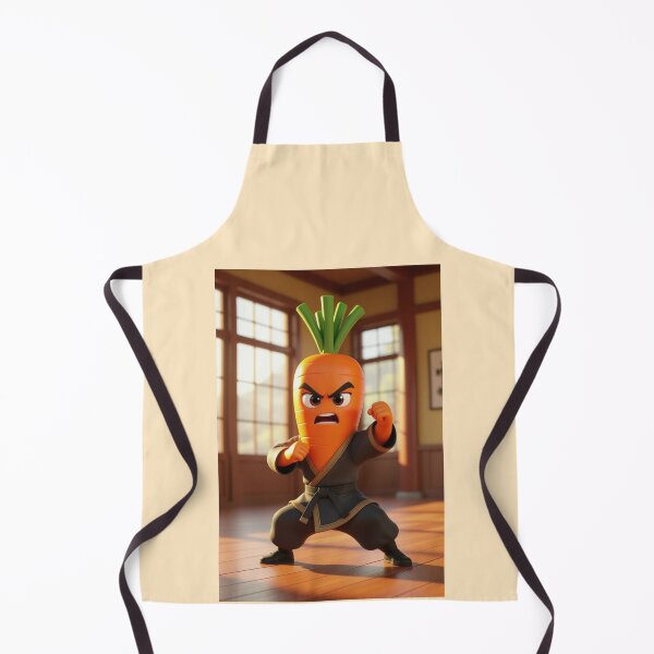 Item preview, Karate Carrot: The Fierce Veggie Fighter designed and sold by TheWonkyEaselCo.