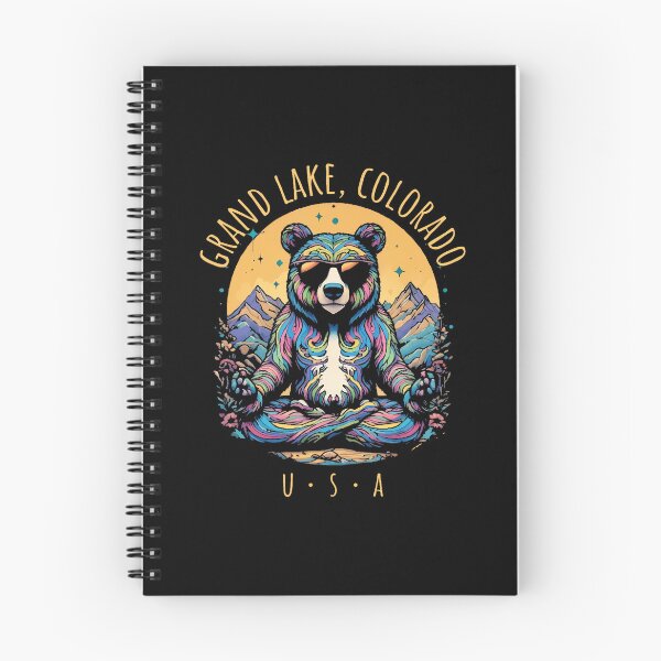 Item preview, Grand Lake Colorado Abstract Bear Chill Zen Yoga Design designed and sold by TiffanyLucia.