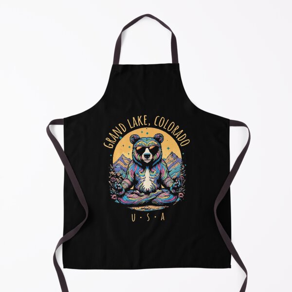 Item preview, Grand Lake Colorado Abstract Bear Chill Zen Yoga Design designed and sold by TiffanyLucia.