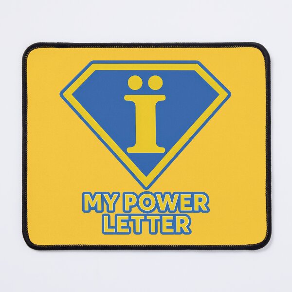 Item preview, My Power Letter – Ukrainian Ї Symbol in Superhero Style designed and sold by ShineEyePirate.