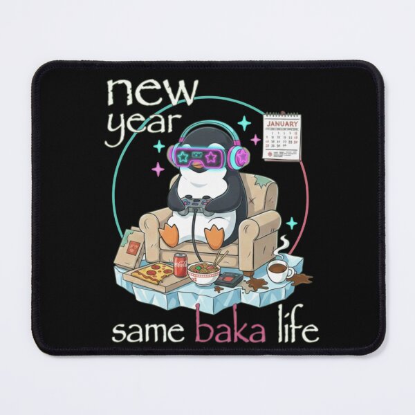 Item preview, Funny anime penguin shirt New Year Same Baka Life T-Shirt, manga joke gift, realistic penguin graphic tee designed and sold by Kukiishop.