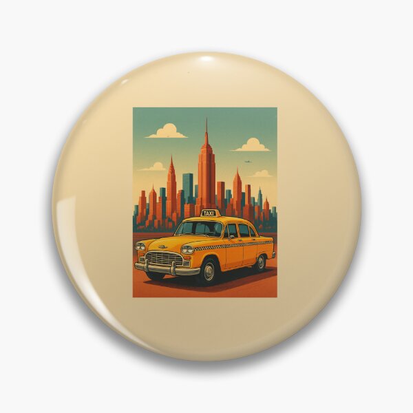 Item preview, Classic New York Taxi – Retro Style designed and sold by DesignShopAD.