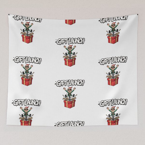 Item preview, Gift Launch Christmas Elf – Funny Present Surprise Art designed and sold by MiszungART.