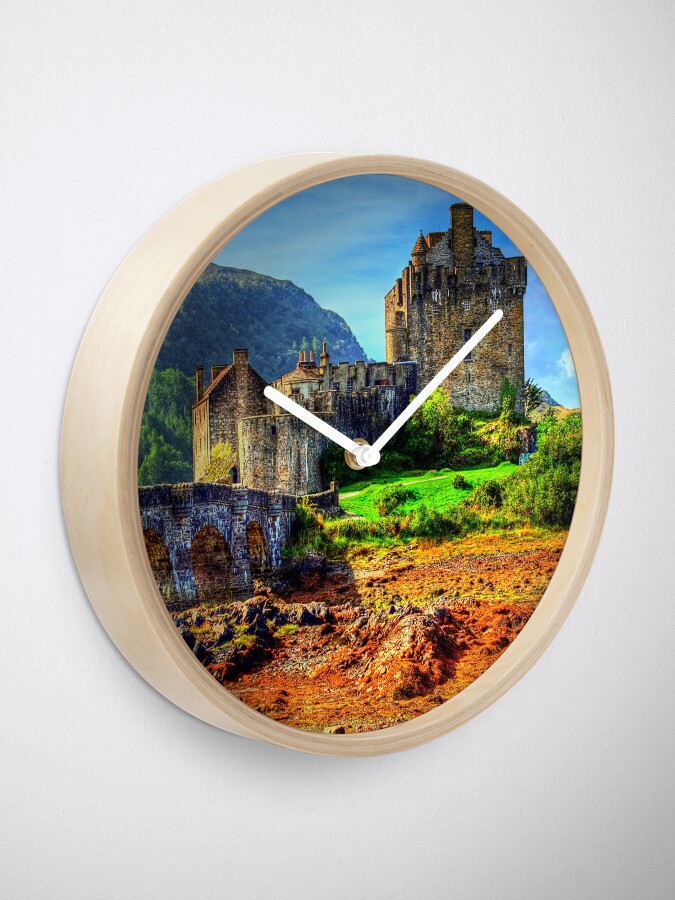 Alternate view of Eilean Donan Castle Clock