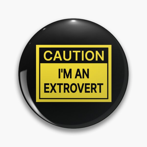 Item preview, Caution I'm An Extrovert designed and sold by Jeallan Designs.