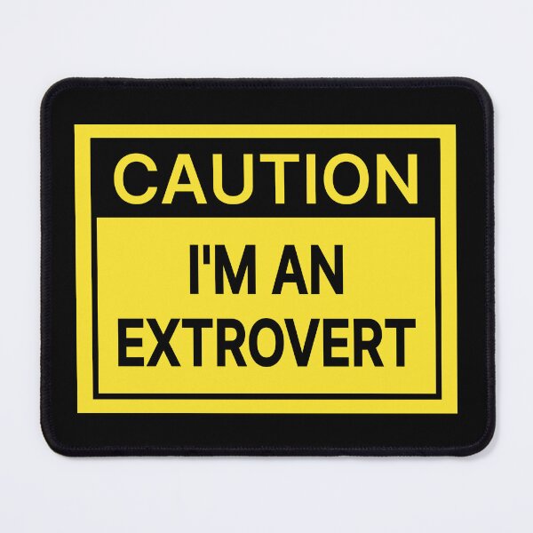 Item preview, Caution I'm An Extrovert designed and sold by Jeallan Designs.