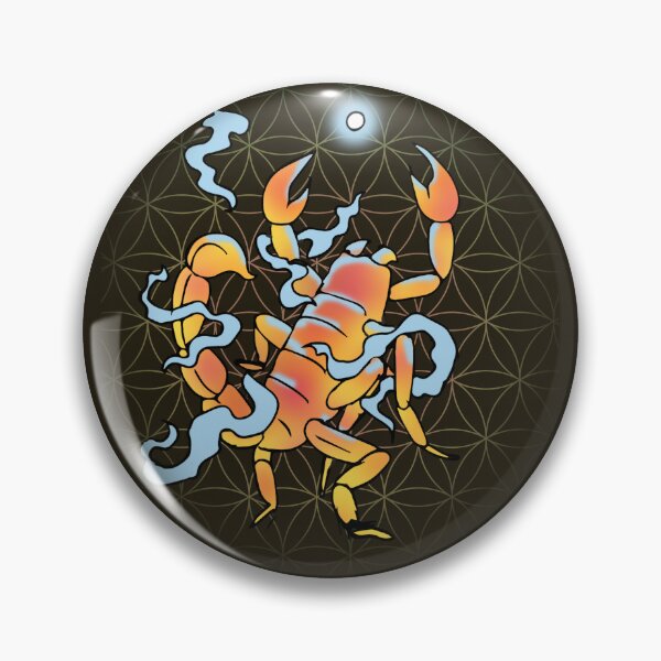 Item preview, Psychedelic Yellow Scorpion Trippy Art Design designed and sold by Odd shloox.