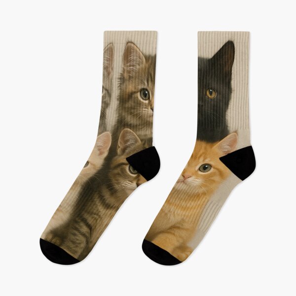 Item preview, Adorable Multicolor Kitten Group designed and sold by BloomOfDesign.