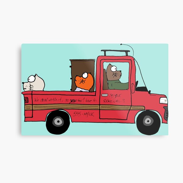 Let's get a move on! Metal Print