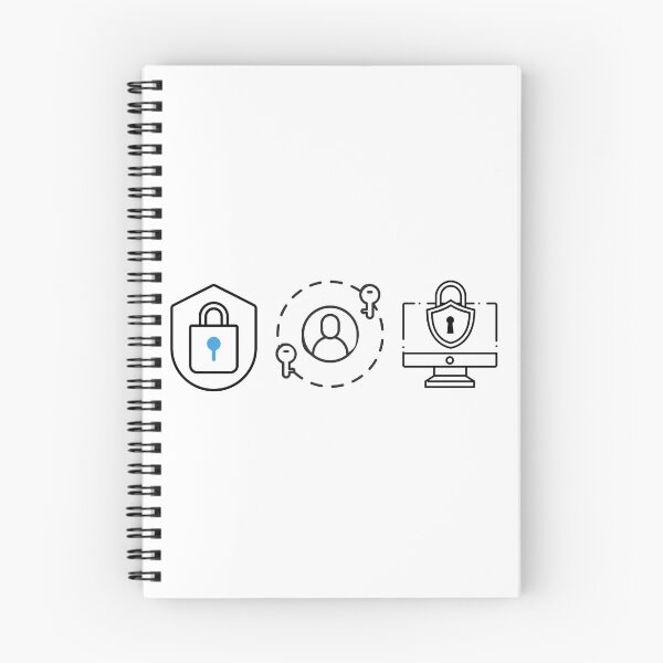 Item preview, Cybersecurity Icons Sticker – Lock & Shield, Identity & Keys, Secure Desktop – Budget-Friendly Blue Team designed and sold by MicroRoleClub.