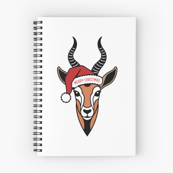 Item preview, Christmas Gazelle Head Logo designed and sold by YounexxART.