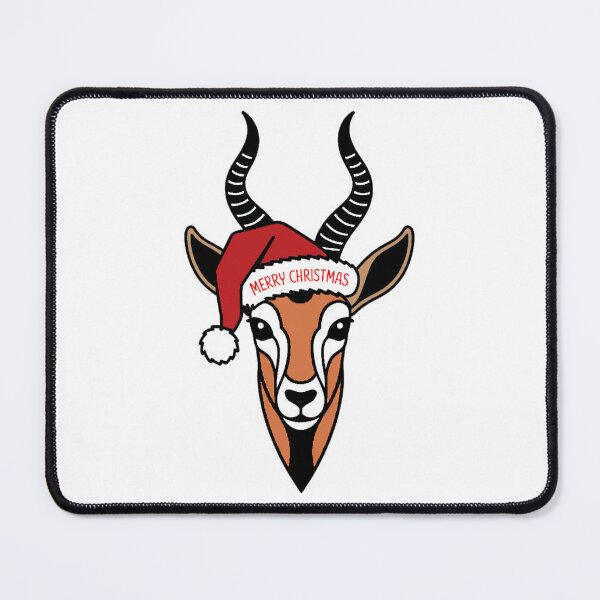Item preview, Christmas Gazelle Head Logo designed and sold by YounexxART.
