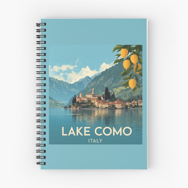 Item preview,  Lake Como Italy Travel Art Vintage designed and sold by CaliforniaDi.