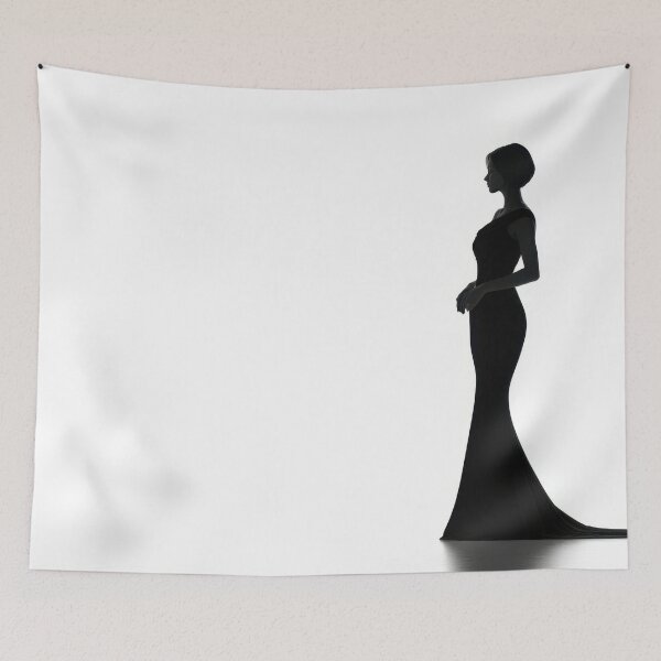 Item preview, Model in dress on backdrop designed and sold by anytka.