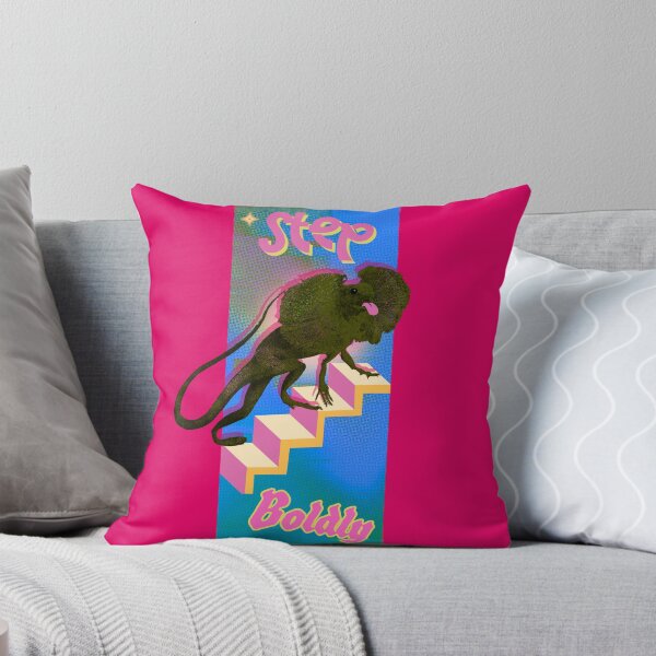 Item preview, Step Boldly Collared Lizard Motivational designed and sold by mooncakekaro.