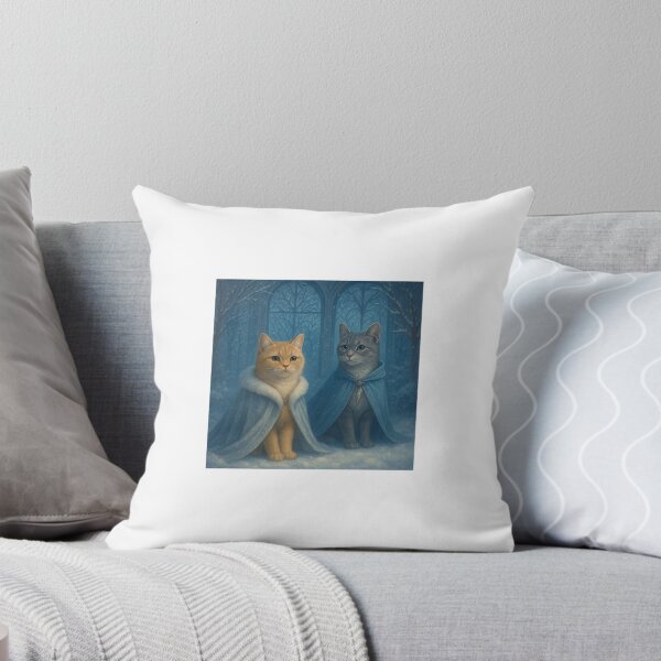 Item preview, Tsarina & The Huntress – Winter Garden Imperial Cat Art designed and sold by LovelyCatGalaxy.