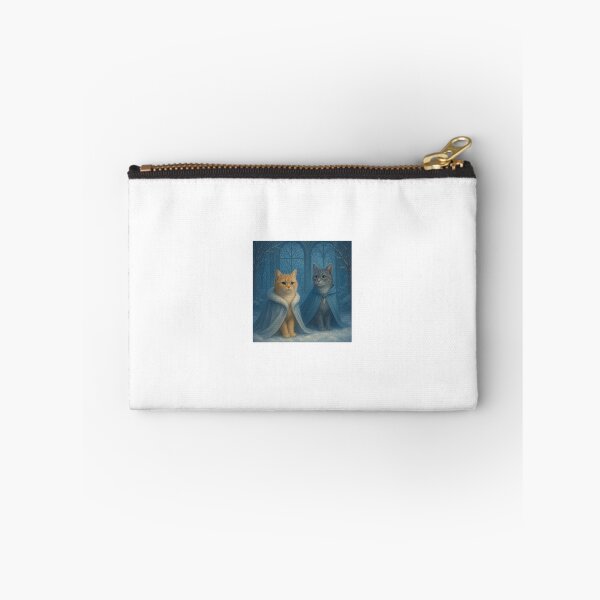 Item preview, Tsarina & The Huntress – Winter Garden Imperial Cat Art designed and sold by LovelyCatGalaxy.