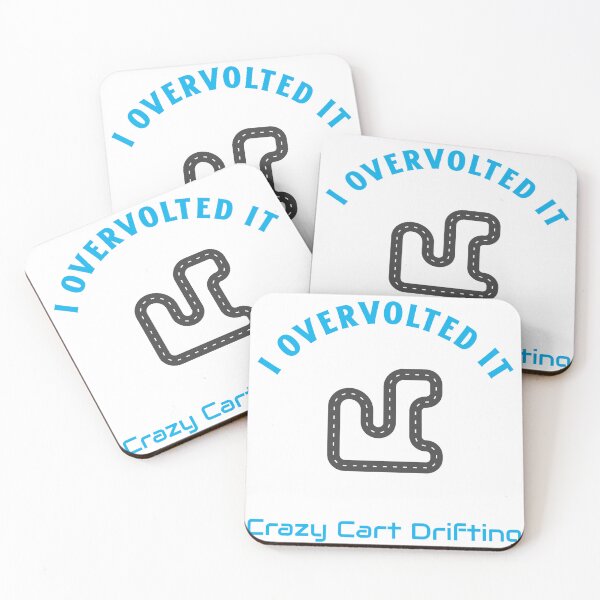 Item preview, I Overvolted It Crazy Cart Drifting Design designed and sold by WhackingTax.