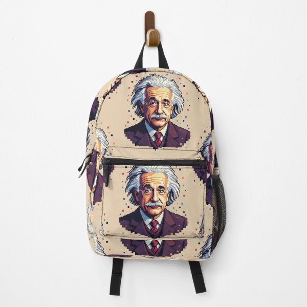 Item preview, Pixel Einstein – A Retro Tribute to Genius designed and sold by TheWonkyEaselCo.