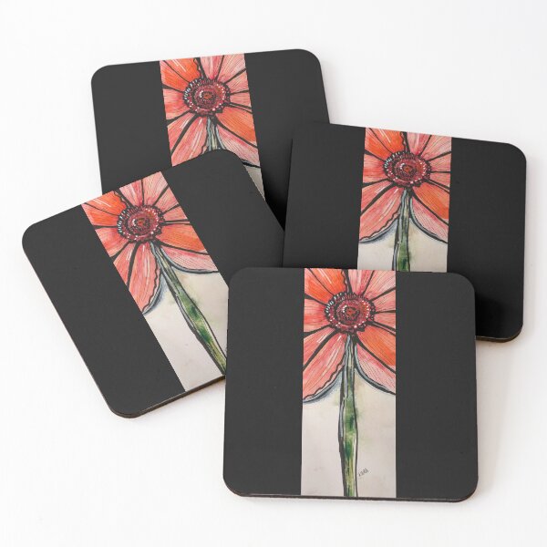 Item preview, Bright Red Flower designed and sold by Kara Draws.