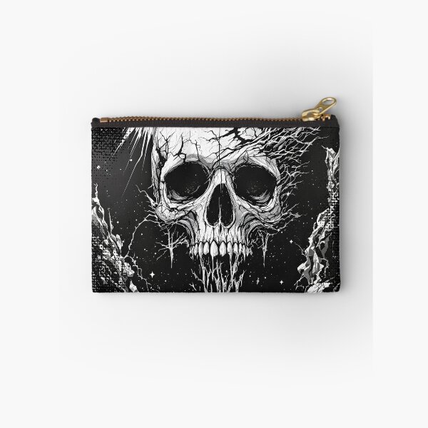 Item preview, Cosmic Skull Eclipse in Grunge Monochrome designed and sold by Mellow-Design.