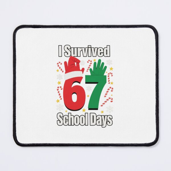 Item preview, 67 School Funny Christmas Student Milestone designed and sold by w66aboo.
