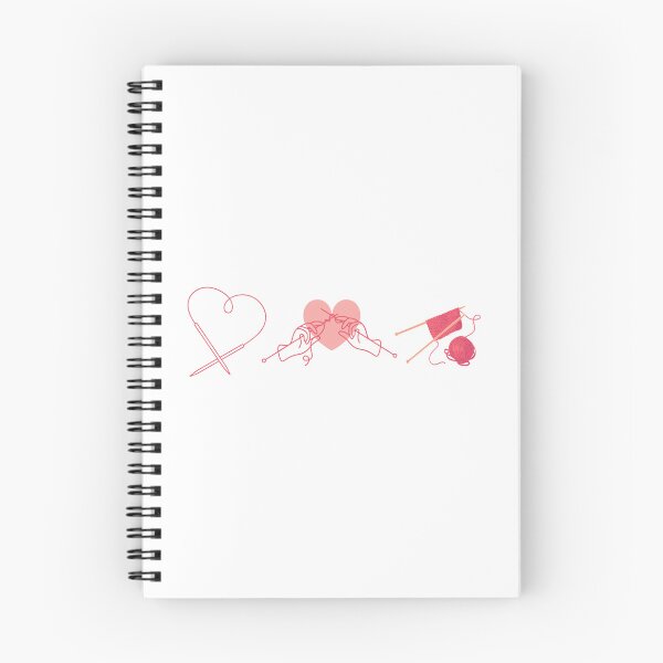 Item preview, Knitting Icons – Needle Heart, Hands Knitting, Yarn & Needles – Minimal Cozy Triptych designed and sold by MicroRoleClub.