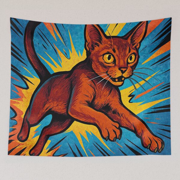 Item preview, Abyssinian | Comics style - Cartoon designed and sold by ComicsFactory.