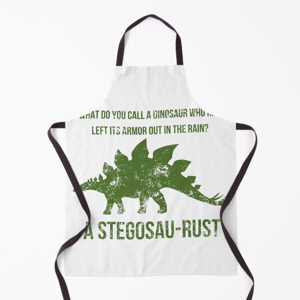 Item preview, Stegosaurus Funny kids joke pun Dinosaur rustic print designed and sold by Robobonez.