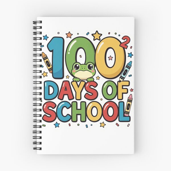 Item preview, Happy 100th Day of School Frog  Adorable Classroom designed and sold by GrumpySableye.
