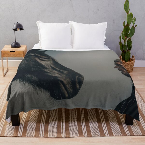 Item preview, Man by black horse outside designed and sold by anytka.