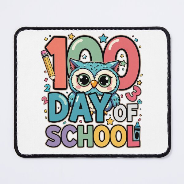 Item preview, Happy 100th Day of School Owl Adorable Wise Classroom Animal designed and sold by GrumpySableye.