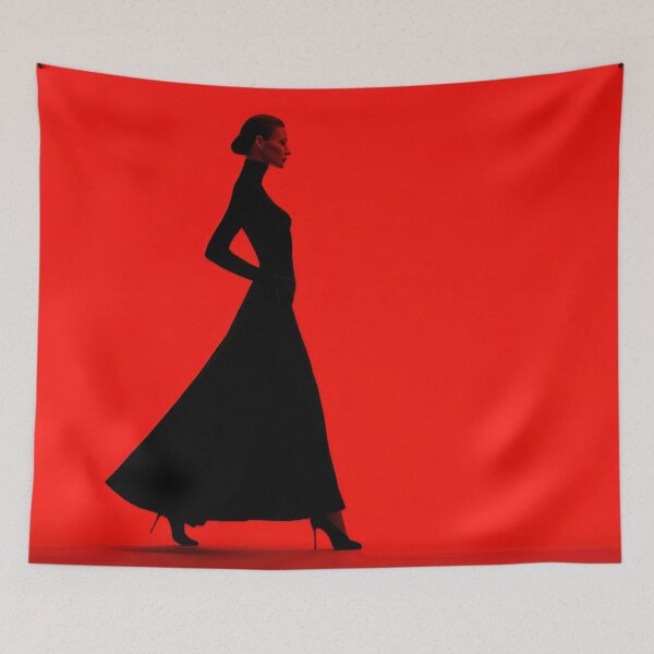 Item preview, Model in front of red backdrop designed and sold by anytka.