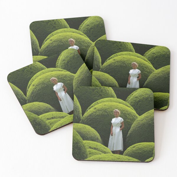 Item preview, Woman stands among green bushes designed and sold by anytka.
