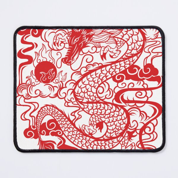 Item preview, Cool Red Dragon Art - Chinese Traditional Dragon Design - Asian Dragon Artwork designed and sold by leen12 Art Designs Prints.
